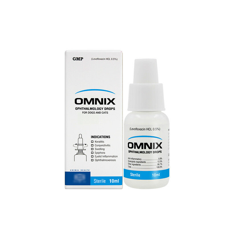 1/2/3 boxes OMNIX Pet Eye Drops Cats Dogs Bacterial Infection treatment