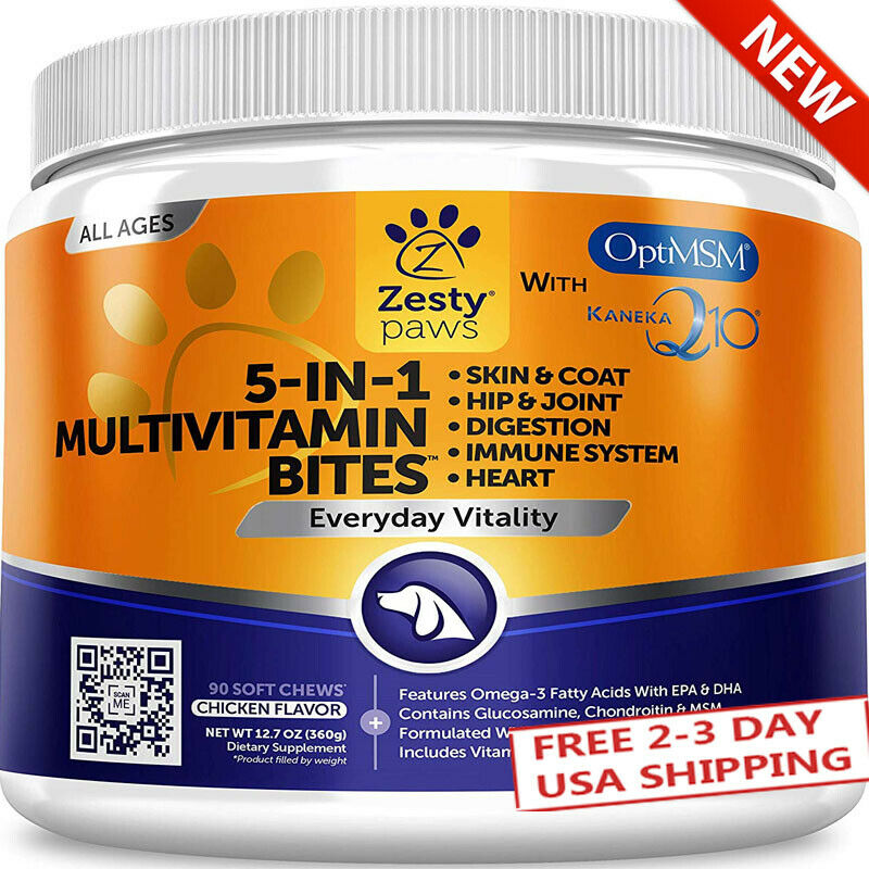 Multivitamin for Dogs Glucosamine & Chondroitin + MSM for Hip & Joint