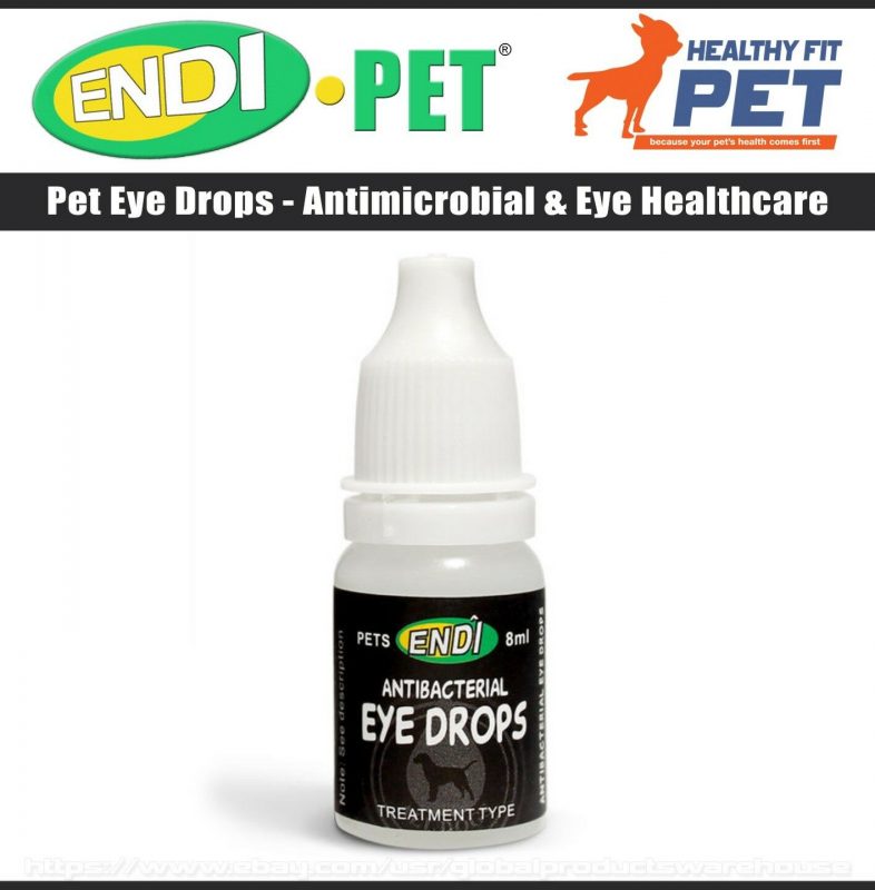 Dog Cat Pink Eye Drops Infection Conjunctivitis Dry Itch Red Irritation