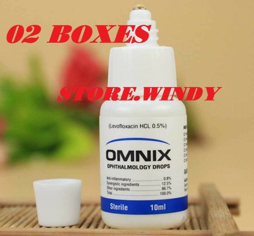 2 Boxes ALKIN OMNIX Pet Eye Drops Cats Dogs Bacterial Infection