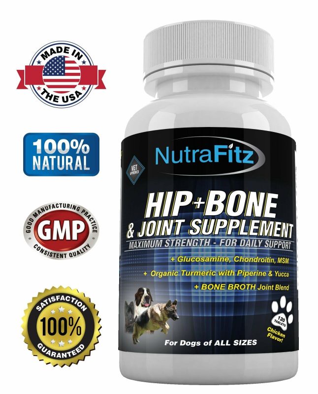 Hip Bone and Joint Supplement for Dogs Glucosamine Chondroitin for