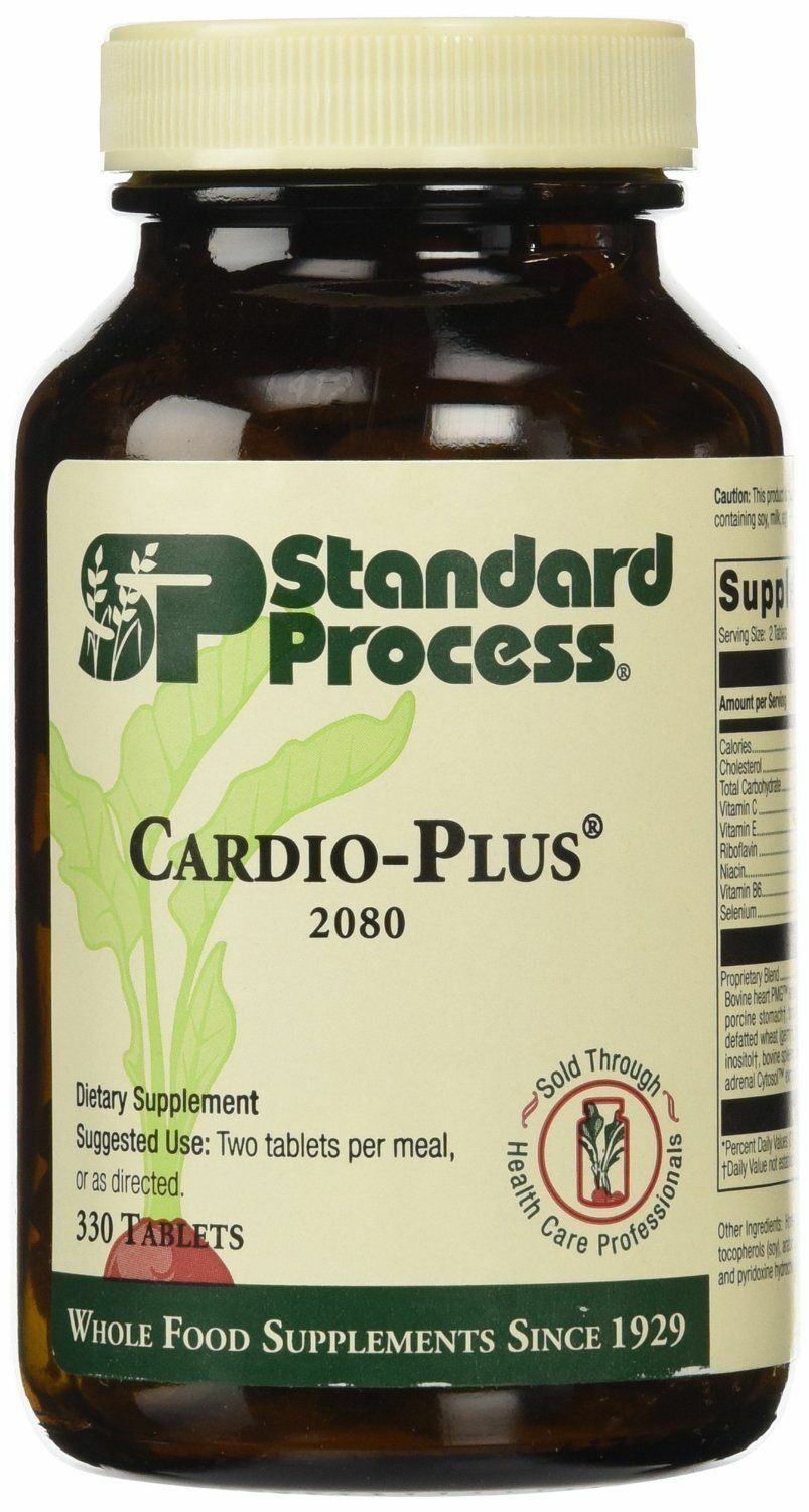 Standard Process CardioPlus Cardiovascular Heart Health 330 Tabs Ship