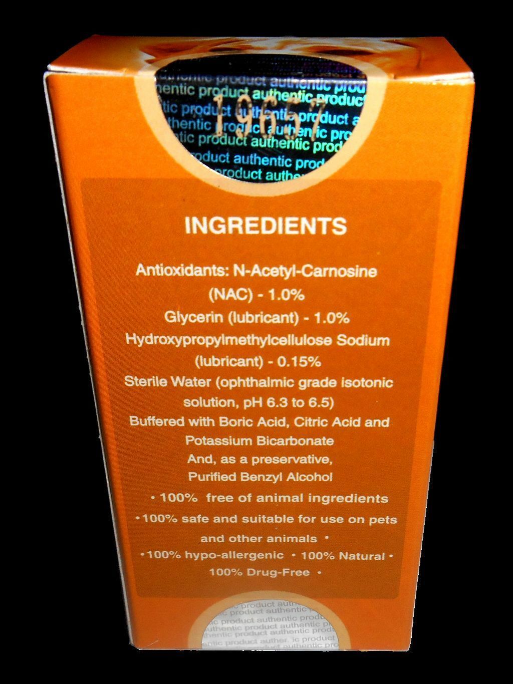 Dog Cataract Eye Drops Ethos Bright Eyes for Pets Four Boxes 40ml