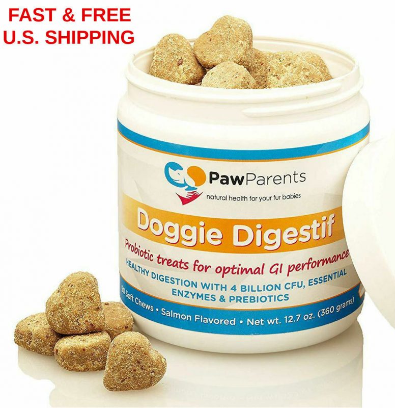 DOG Digestive Enzymes Relieve Gas Diarrhea Allergy Relief Bad Breath
