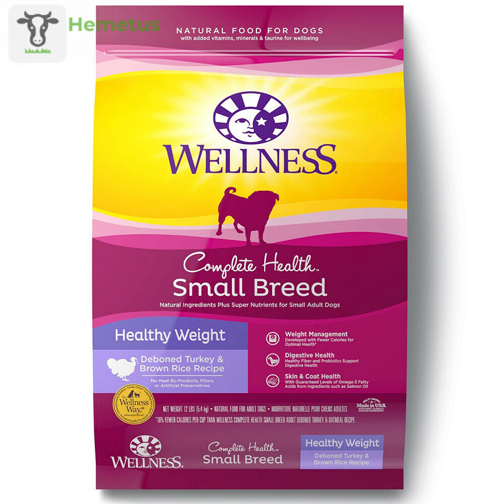 Wellness Complete Health Natural Dry Small Breed Dog Food 12 lb